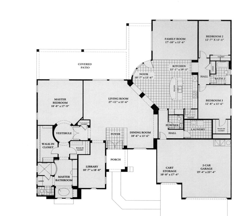 Windsor floor plan, Sun City Grand 55+ community in Surprise AZ