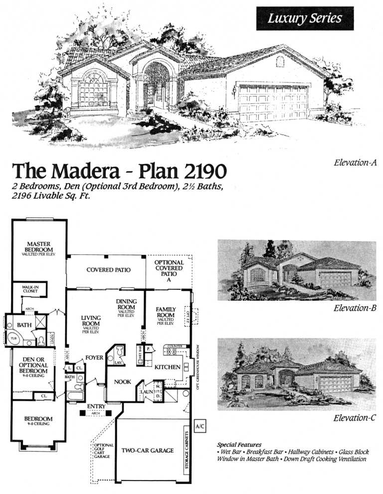 Madera 2190 floor plan, PebbleCreek 55+ community in Goodyear AZ