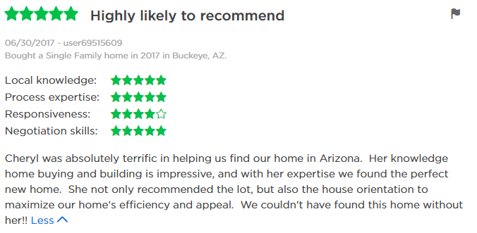 Cheryl Benjamin Realty One Group Review