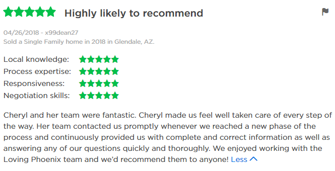Cheryl Benjamin Zillow Review