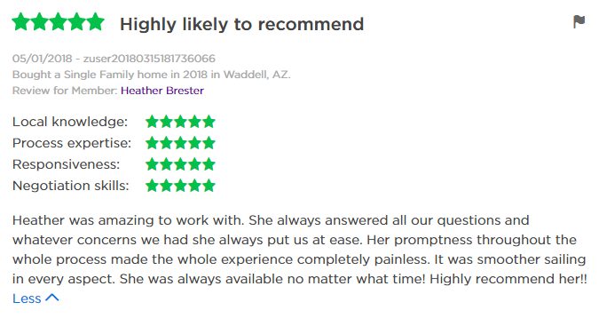 Heather Brester Zillow Review