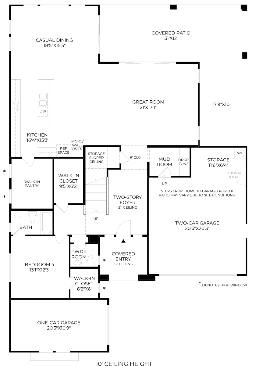 Overbrook Floor Plan - First Floor