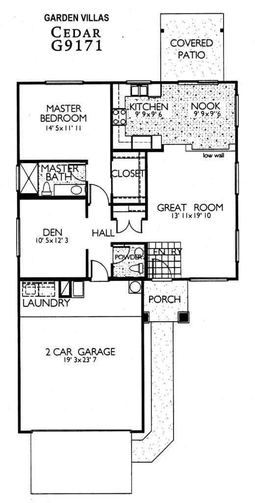 Cedar Floor Plan Garden Villas Sun City Grand Floor Plans