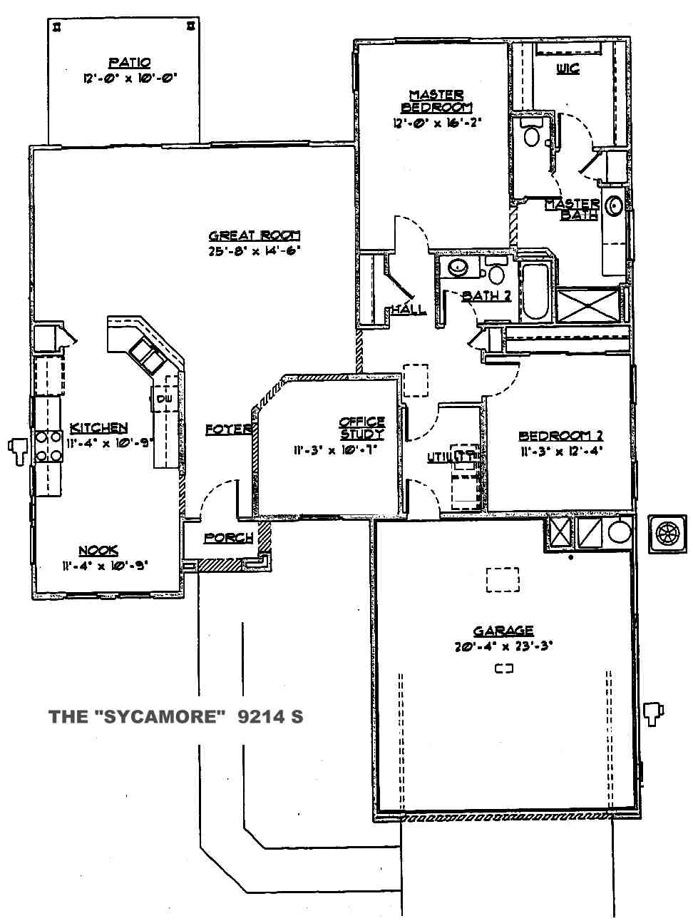 Sycamore floor plan, Sun City Grand 55+ community in Surprise AZ