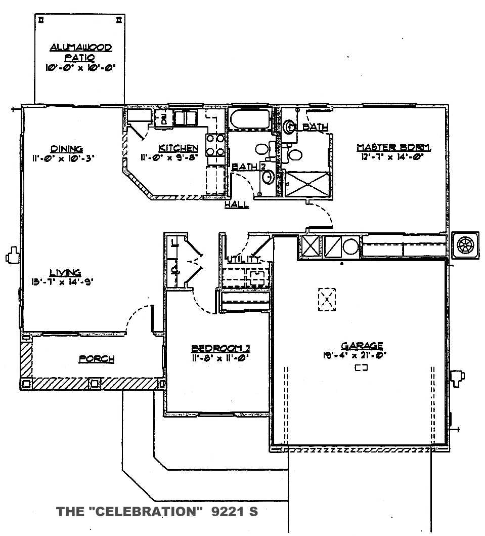 Celebration floor plan, Sun City Grand 55+ community in Surprise AZ