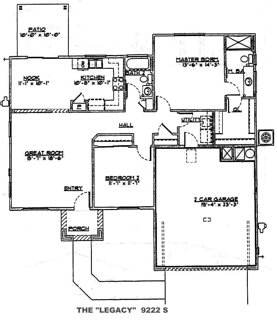 Legacy floor plan, Sun City Grand 55+ community in Surprise AZ