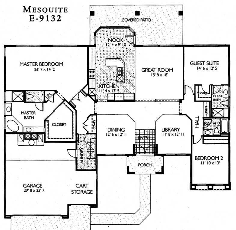 Mesquite floor plan, Sun City Grand 55+ community in Surprise AZ