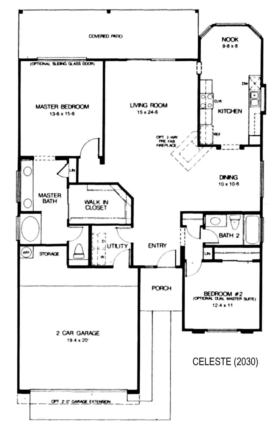 Celeste (2030) floor plan, Westbrook Village in Peoria AZ