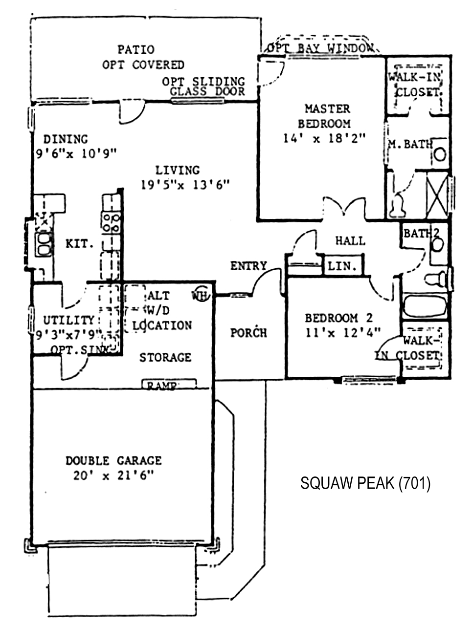 Squaw Peak (701) floor plan, Westbrook Village in Peoria AZ