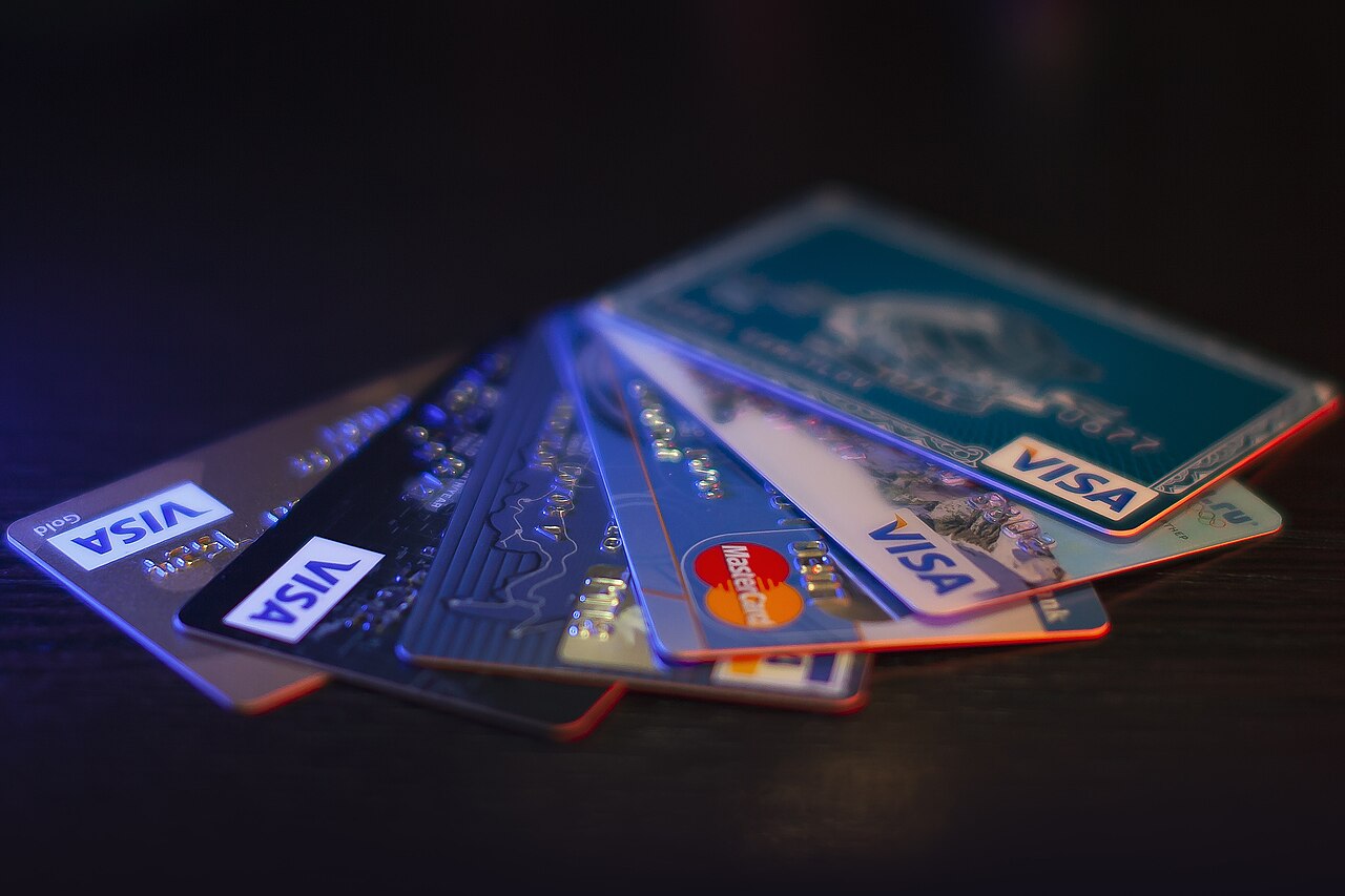 A fan of credit cards
