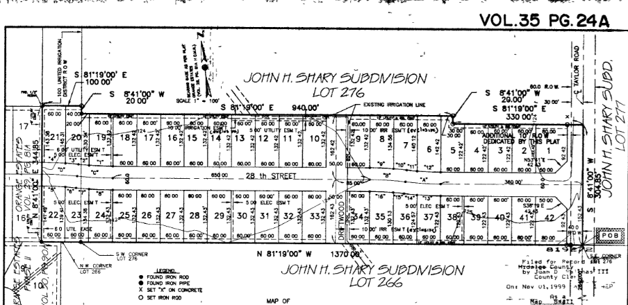 john h shary subdivision has lots of history in how it got started back in the 1900s
