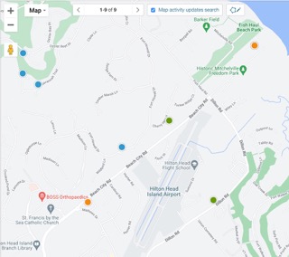 Palmetto Hall Real Estate Map