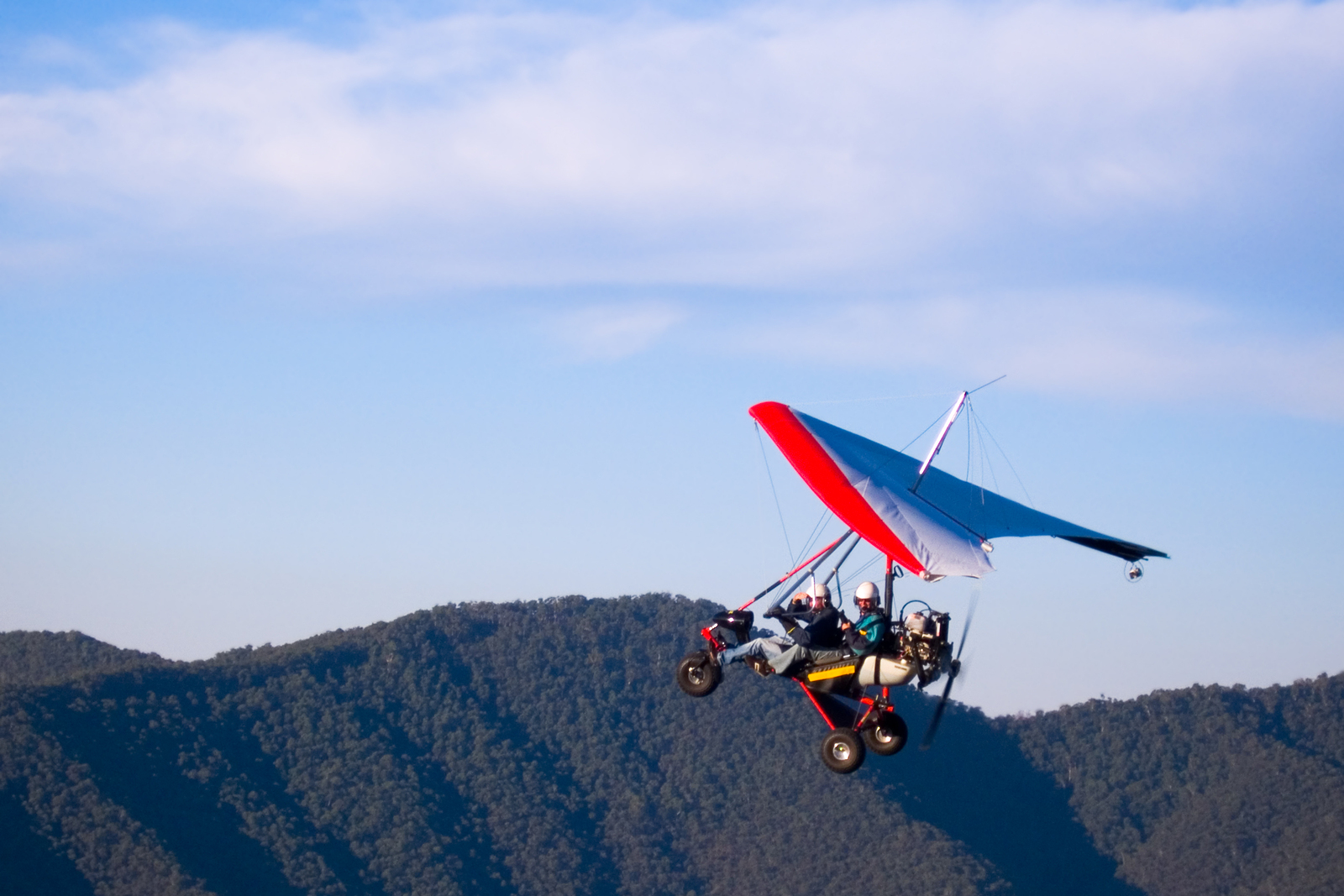 Tour Waialua real estate in a powered hang glider.