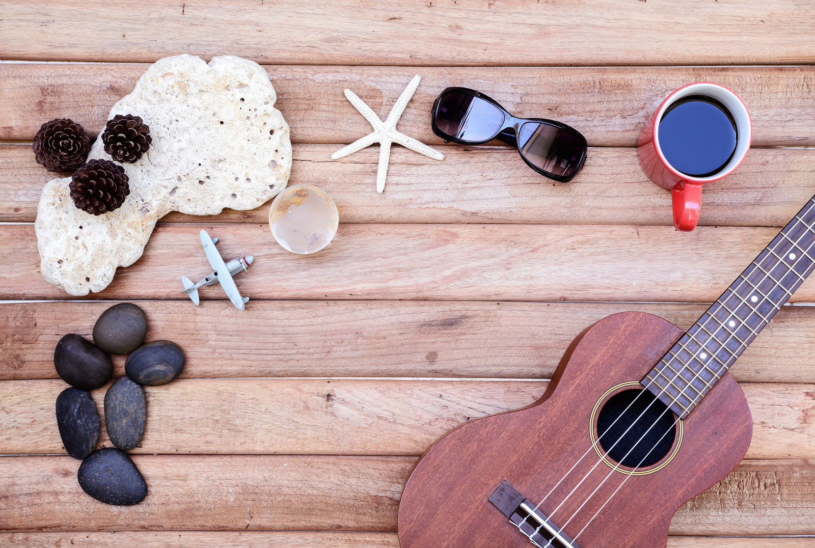 Live in Honolulu and learn to play a ukelele.