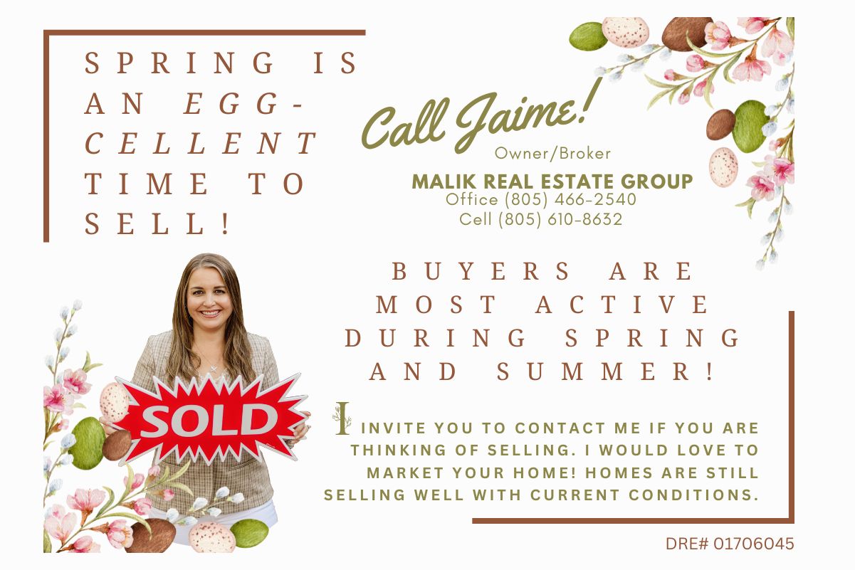 Spring is an EGG-CELLENT Time to Sell!