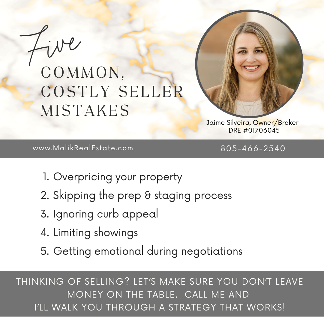 5 Seller Mistakes that Could Cost You...