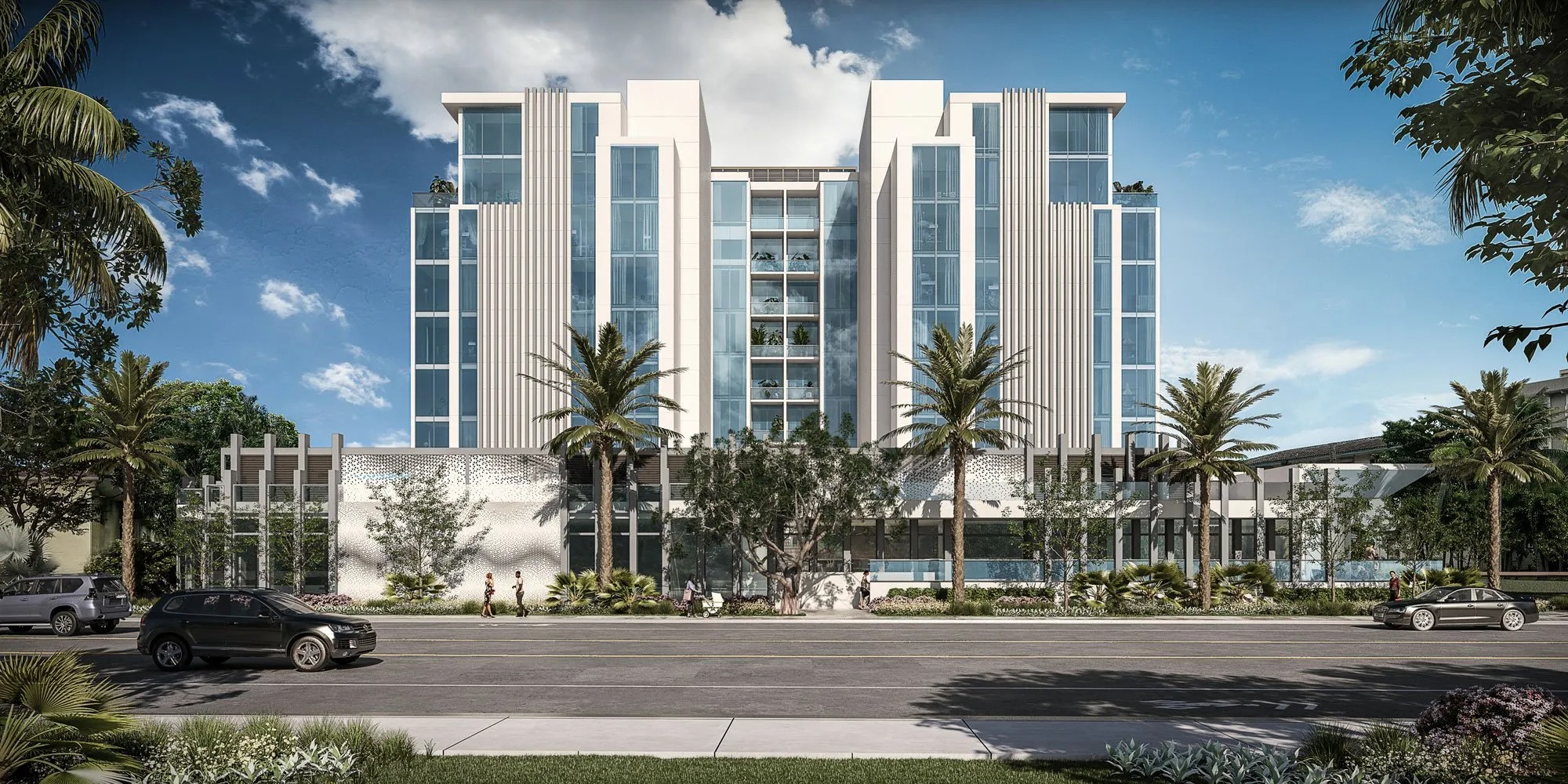 Street view of the exterior of Salato Pompano Beach