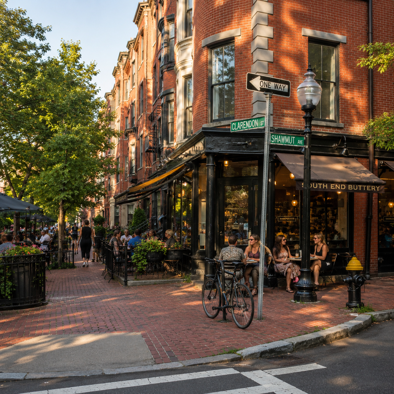 South End SoWa brownstones