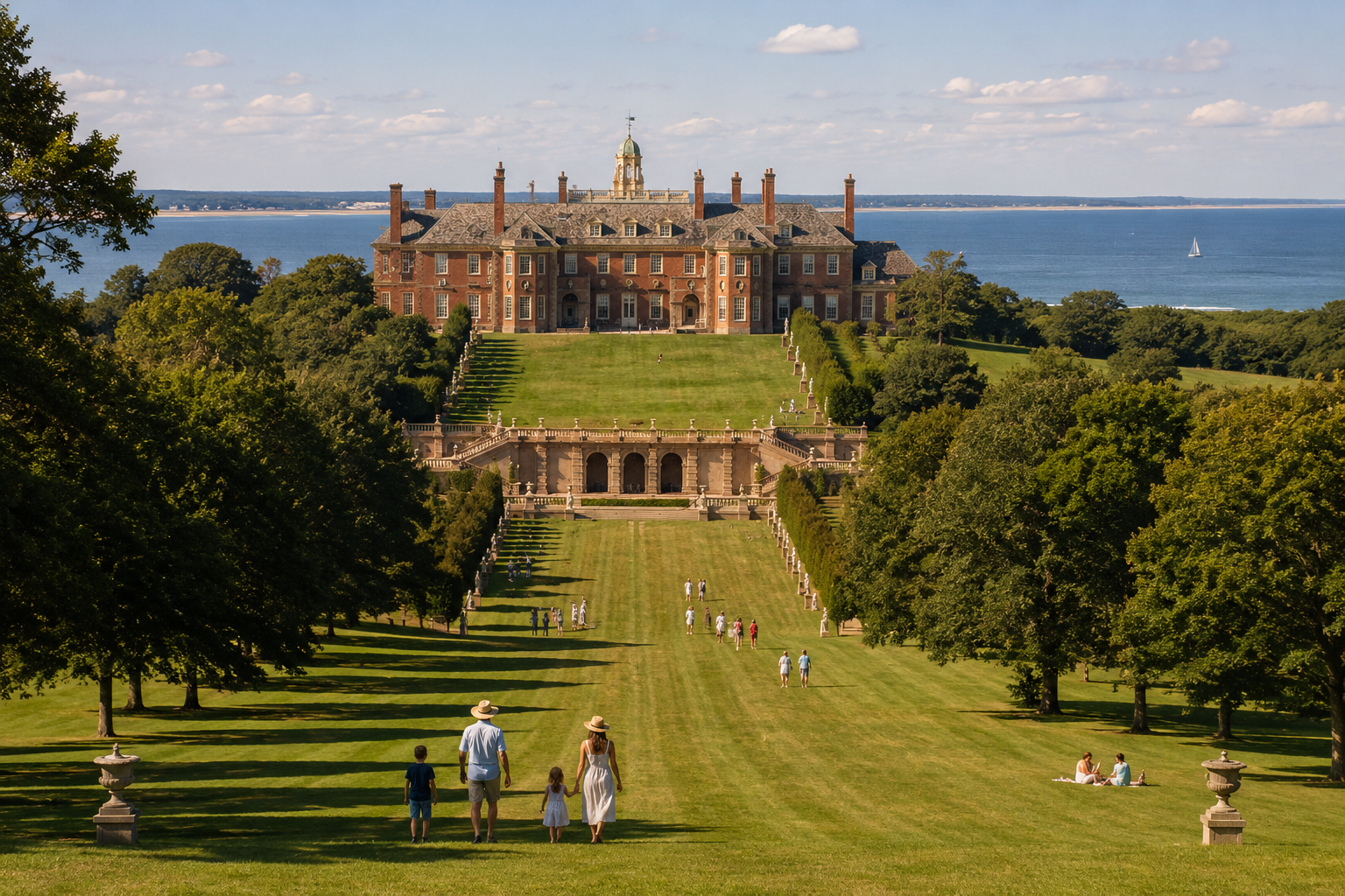 The Great House at Castle Hill on the Crane Estate in Ipswich