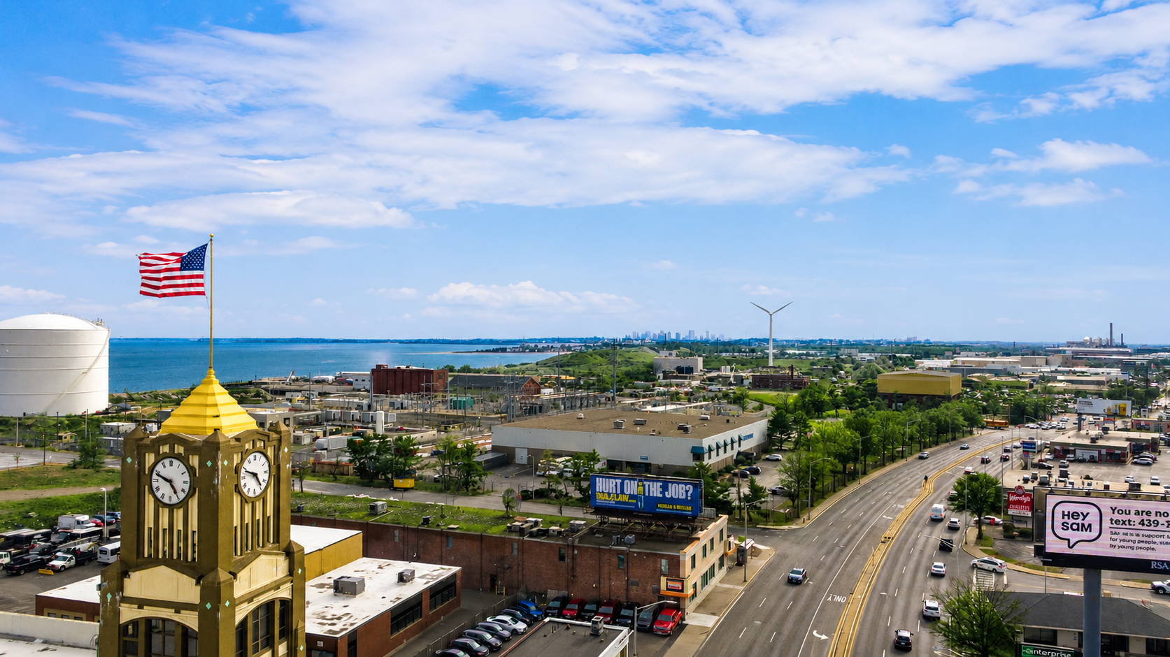 The Lynnway corridor in Lynn MA