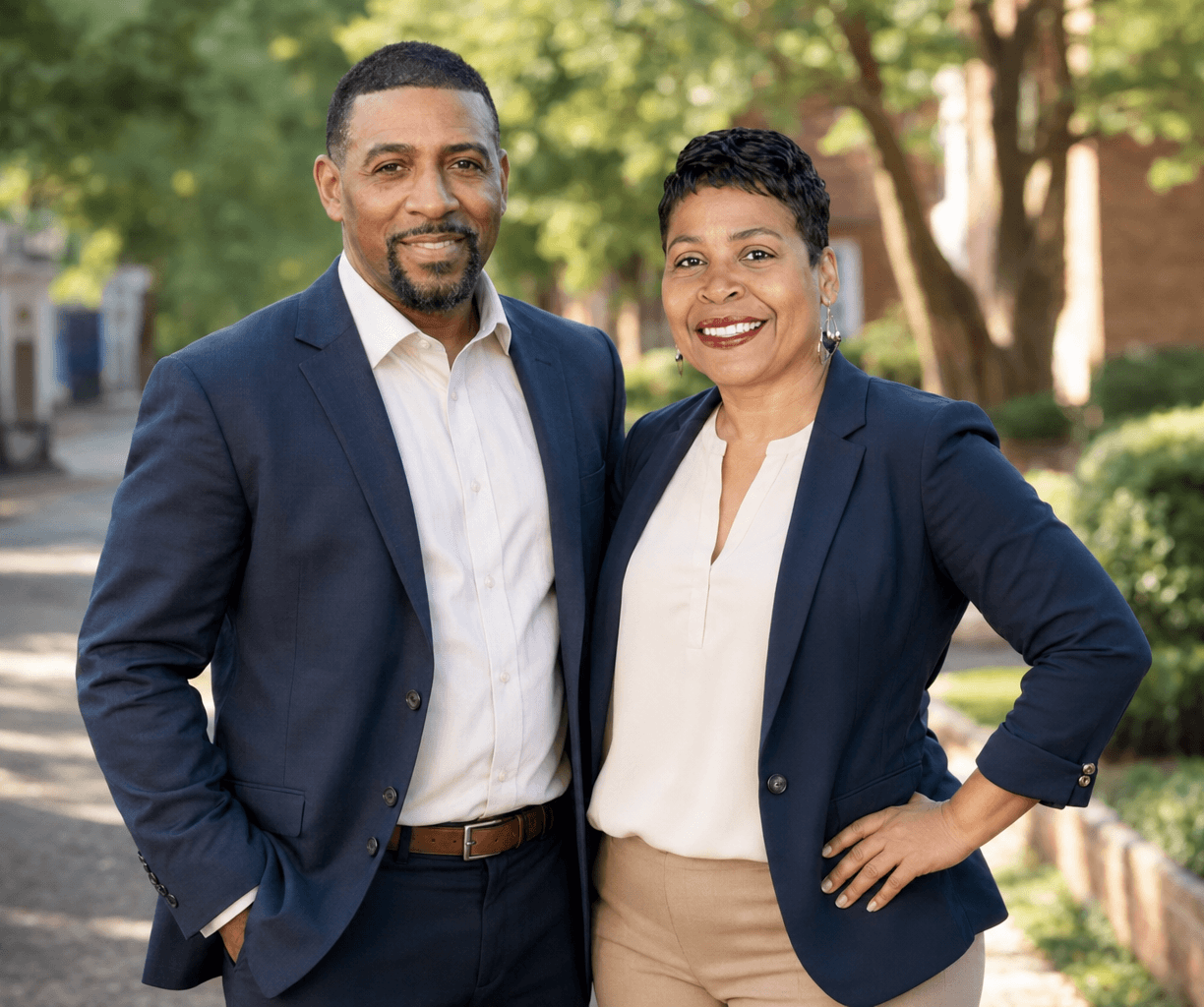Marshall and Tonya Toney, husband-and-wife Williamsburg VA real estate team