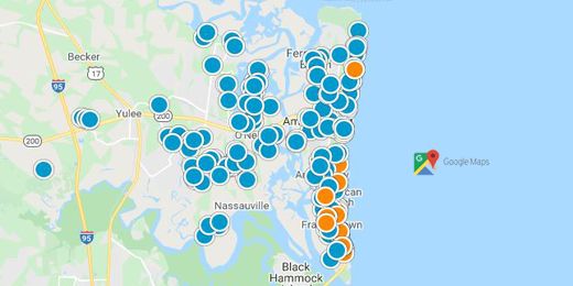 Amelia Island Real Estate Map Search