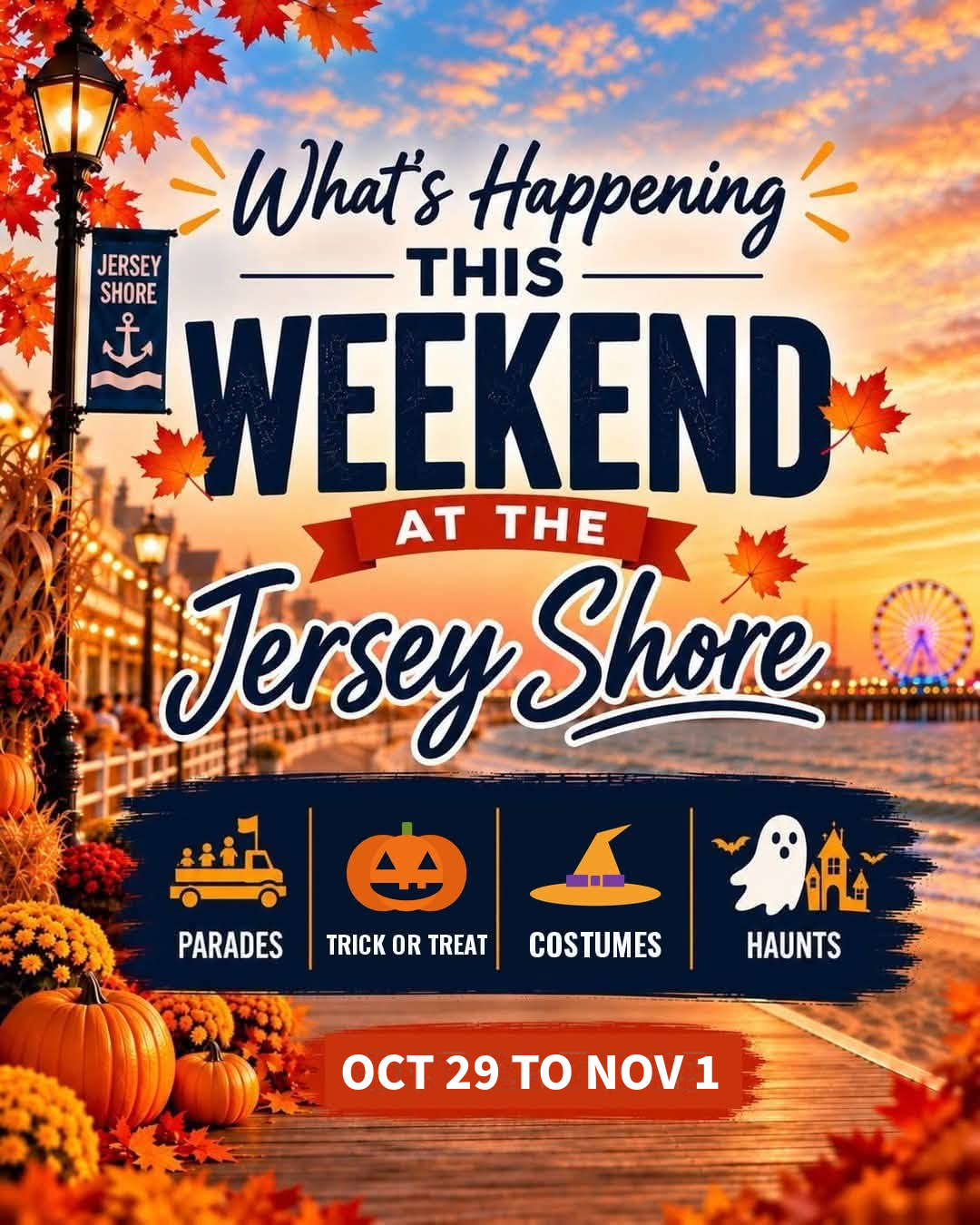 Jersey Shore Weekend Guide: Week of October 28, 2026