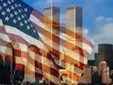 The Twin Towers and American Flag