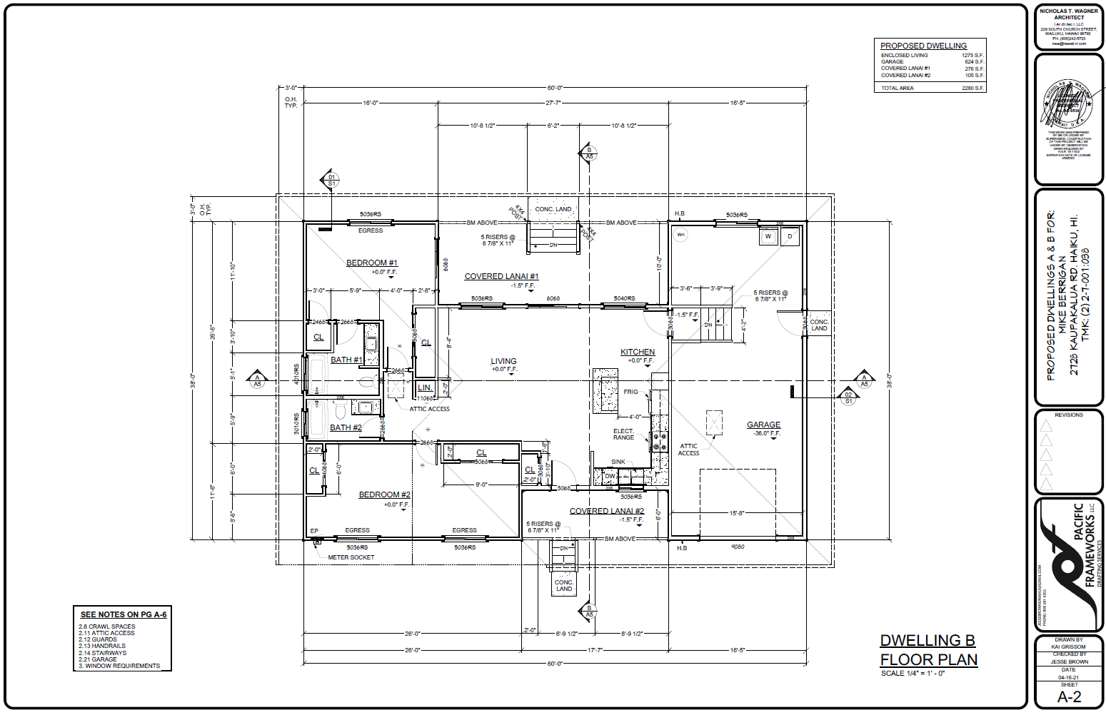 Floor Plan Dwelling B