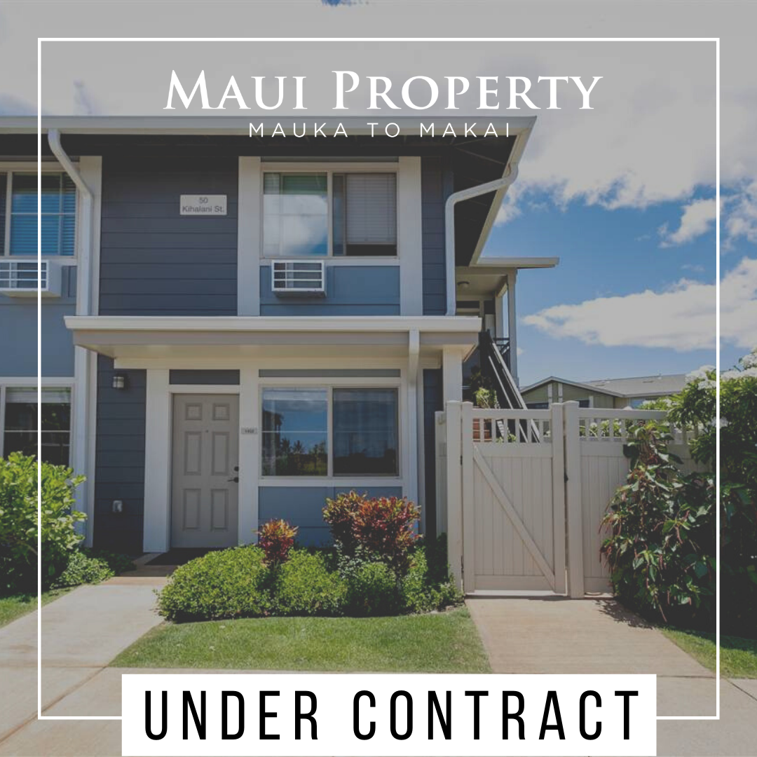 Condo in Haleakala Under Contract