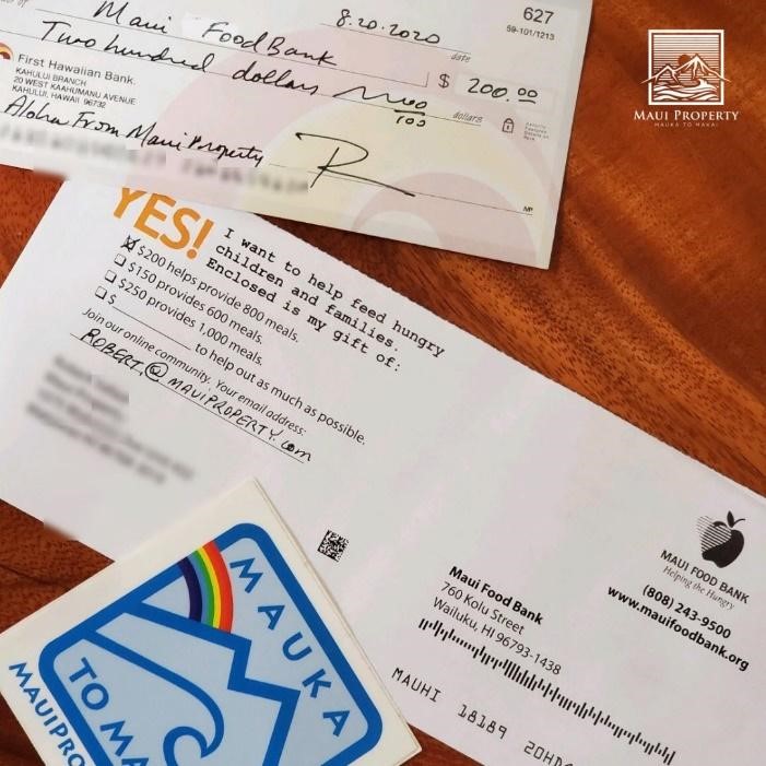 donation to food bank
