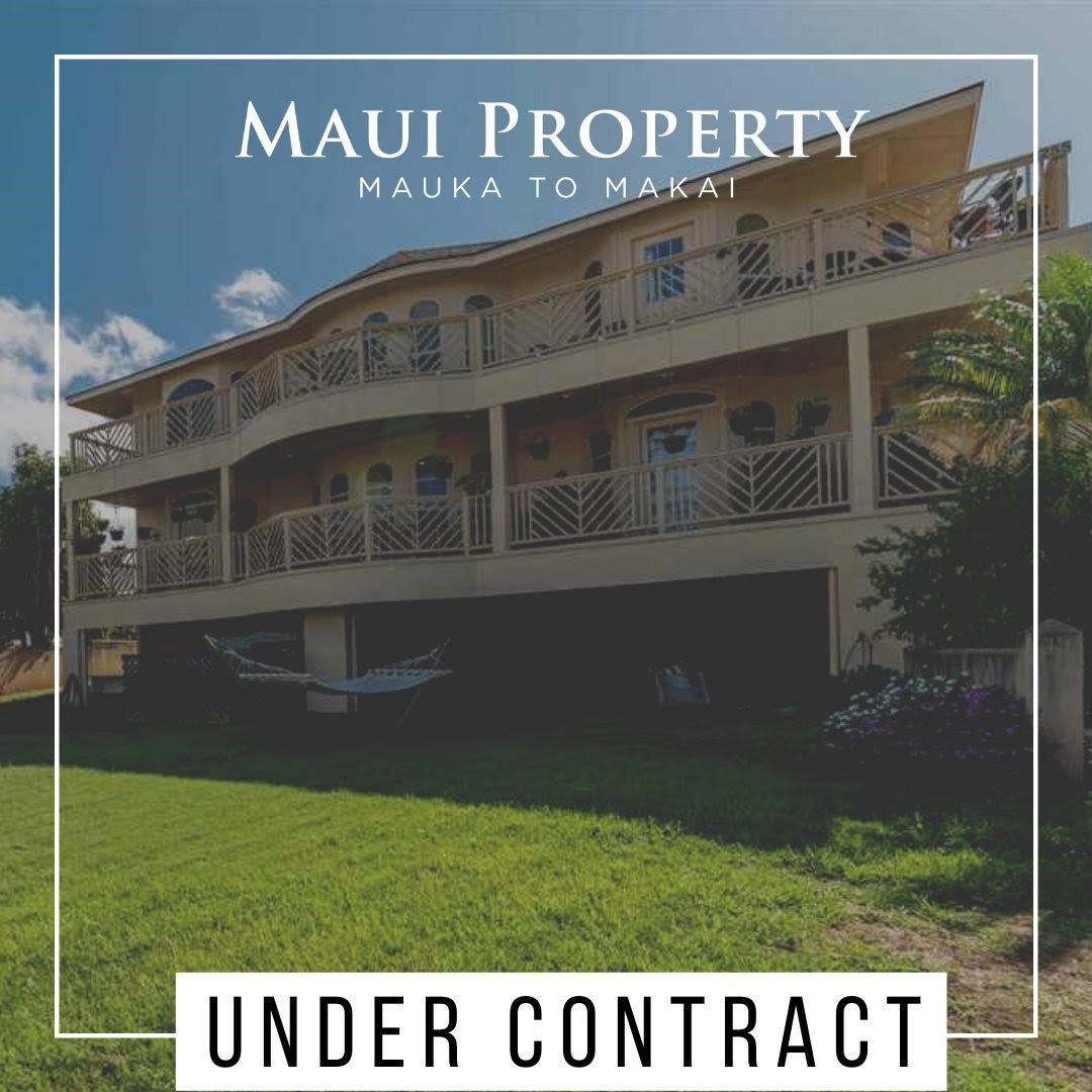 maui property under contract