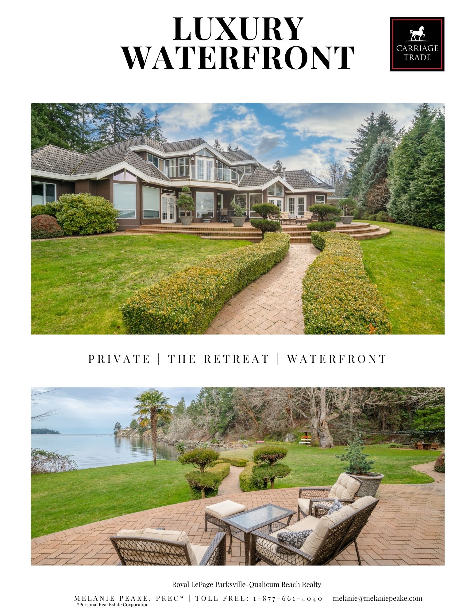 1667 Stroulger Road, Nanoose Bay, BC, Luxury Waterfront Estate Property