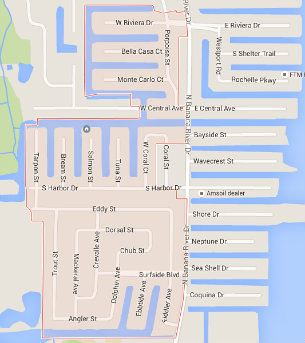 Surfside Map