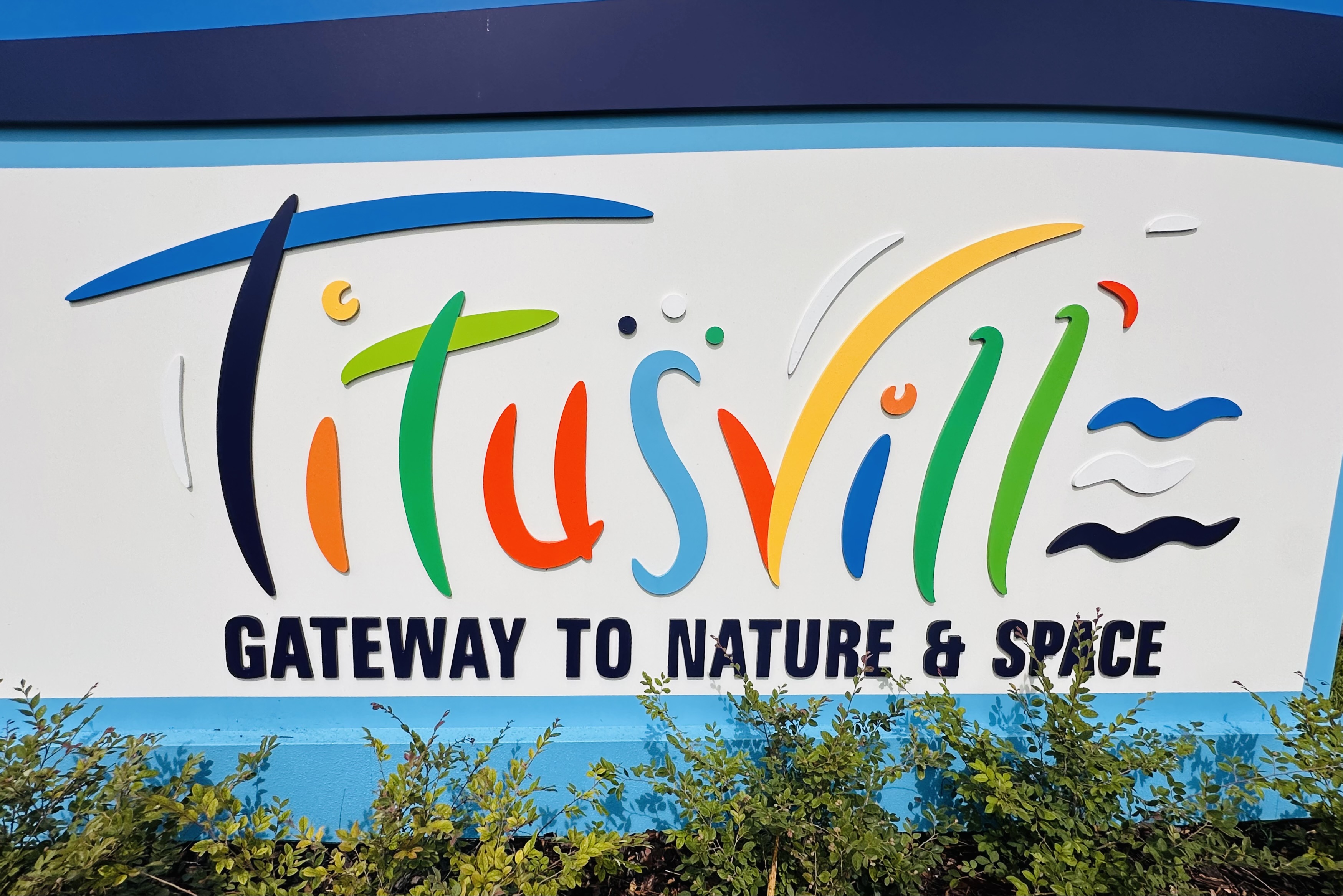 Titusville Welcome Sign