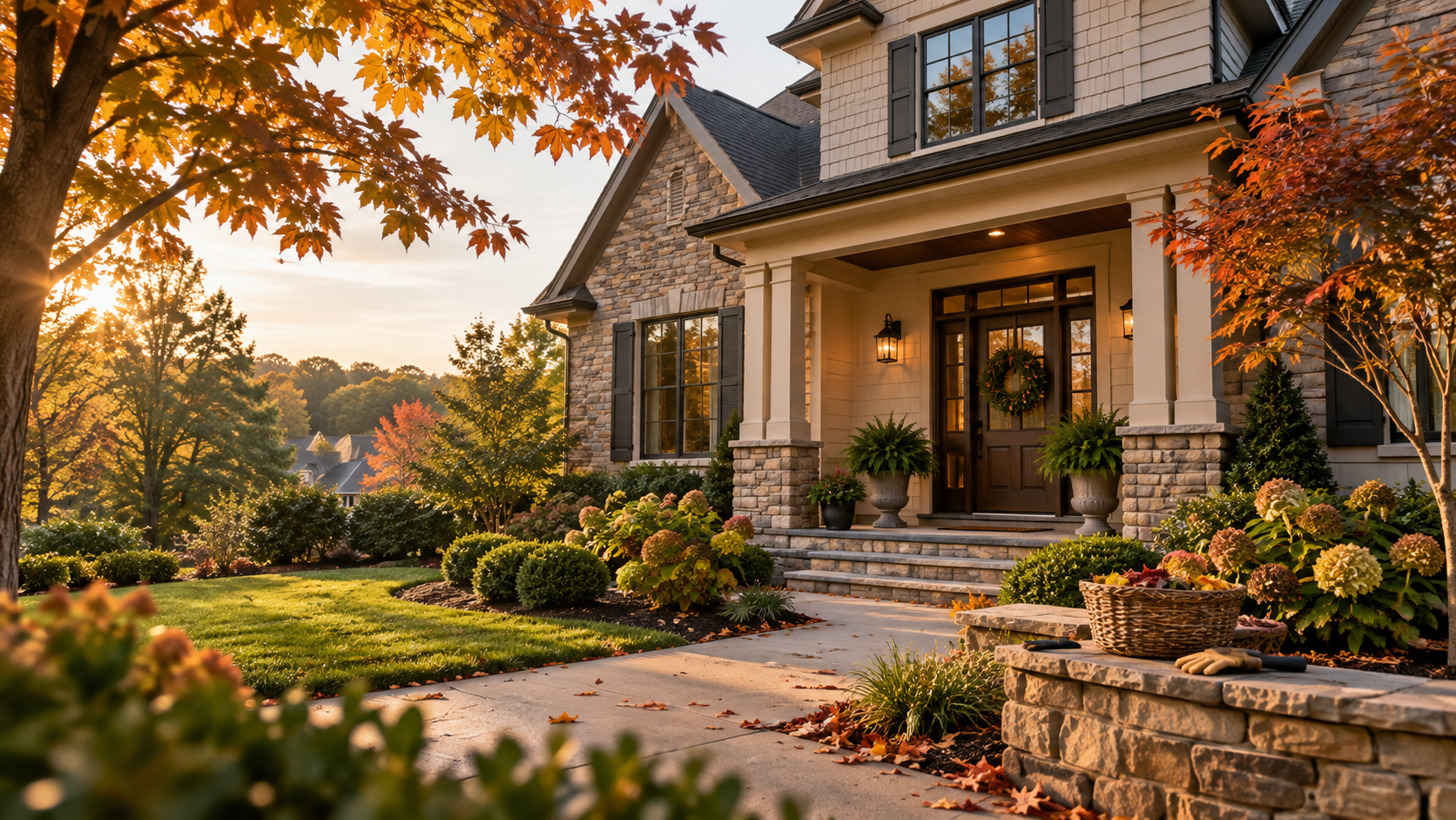 North Carolina home prepared for a spring sale