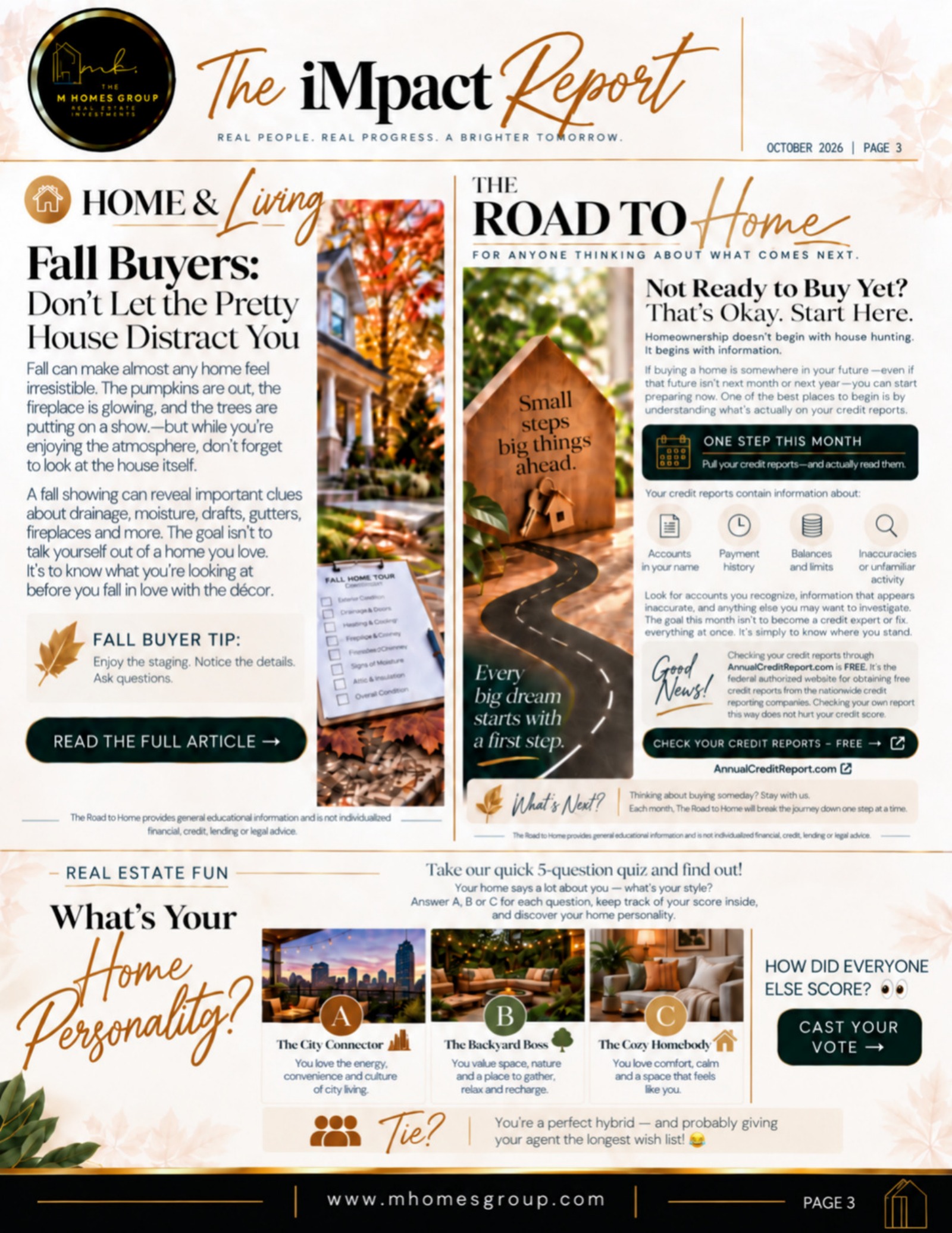 October 2026 iMpact Report - home and living guidance