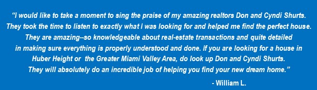 Huber Heights Real Estate Agent Reviews