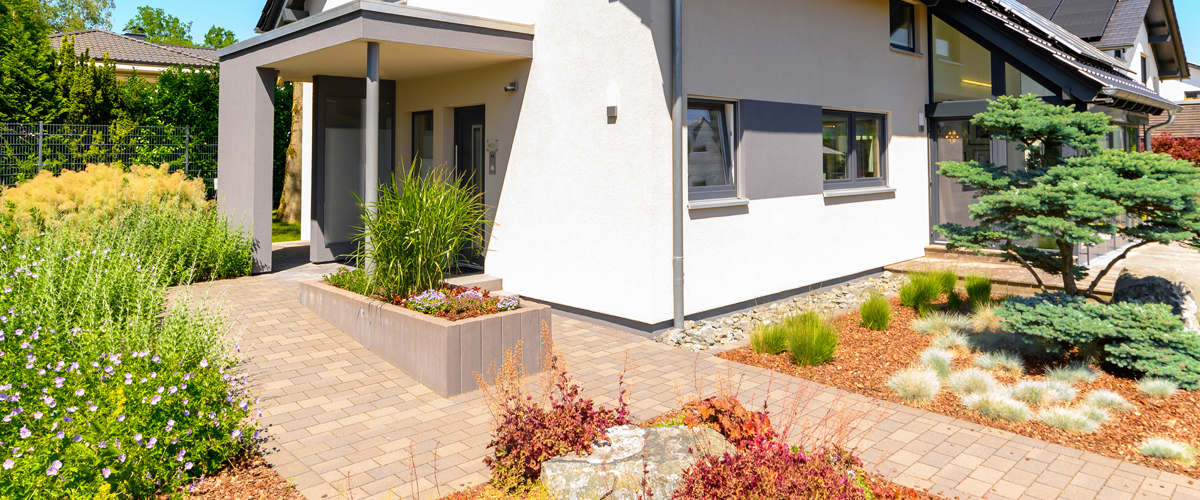 Landscaped House