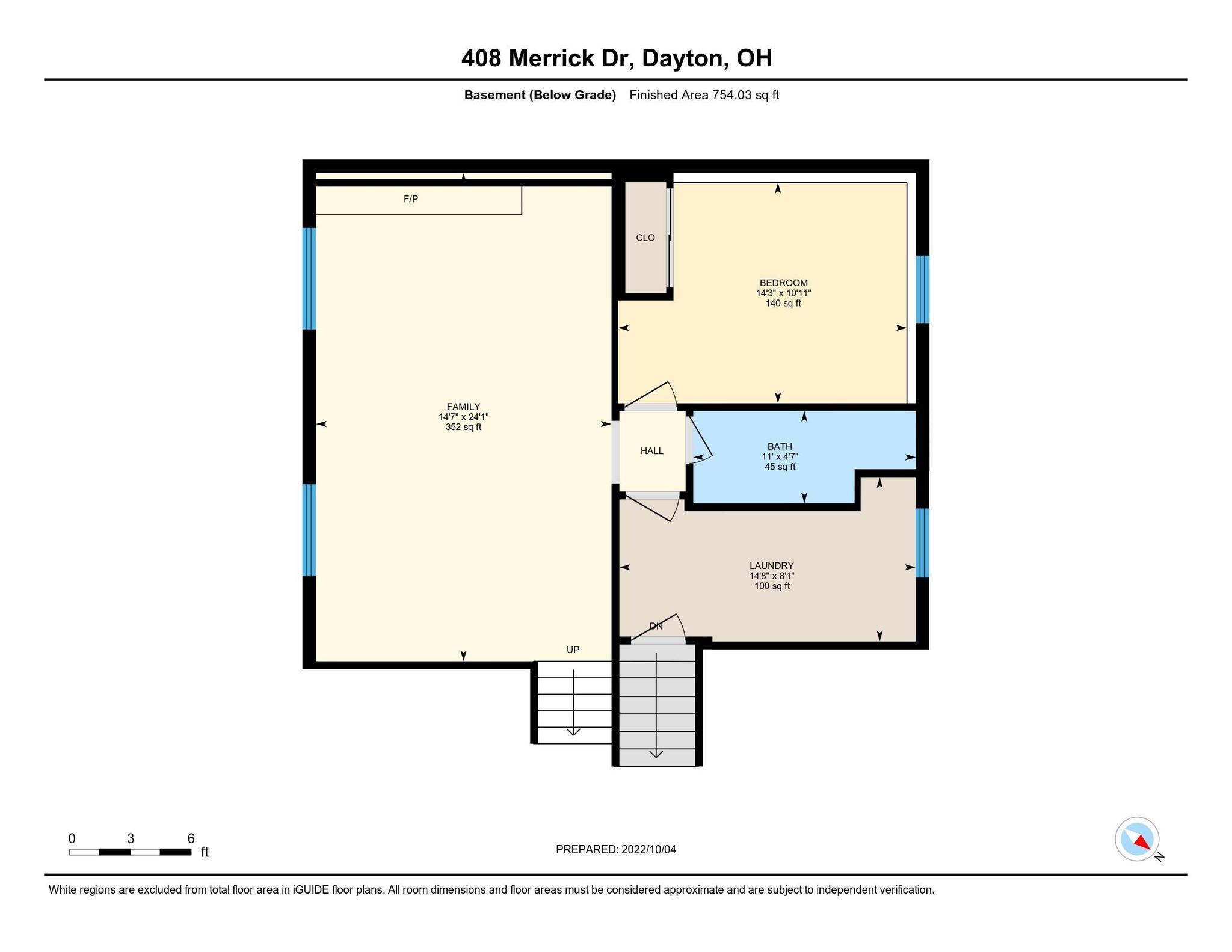 lower level family room