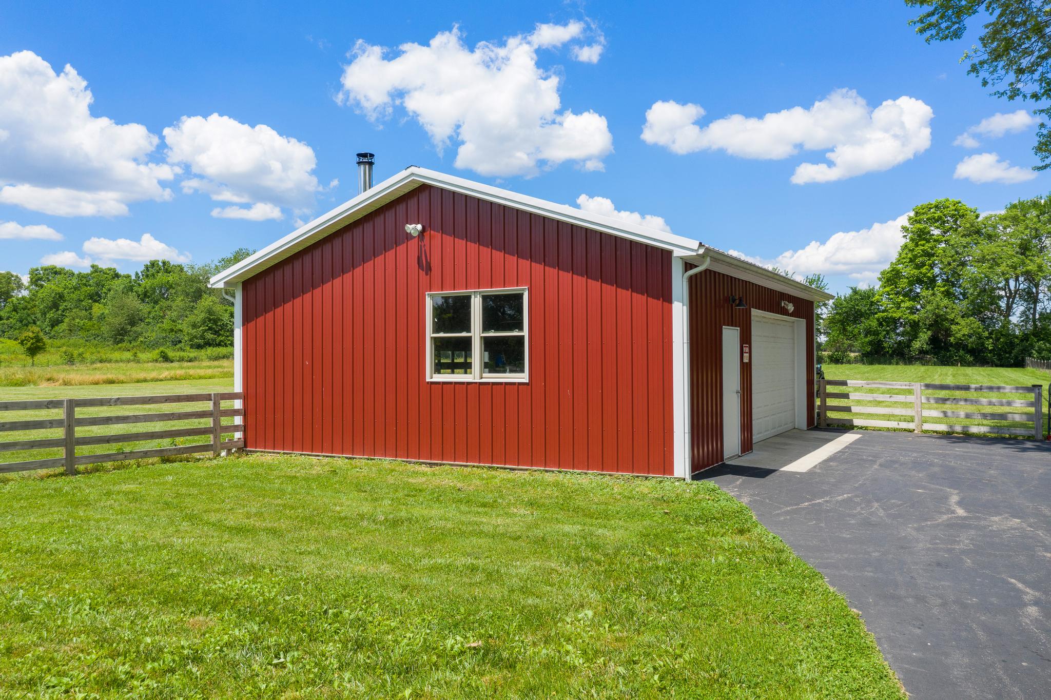 home for sale with pole barn