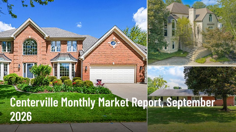 Centerville Monthly Market Report, September 2026