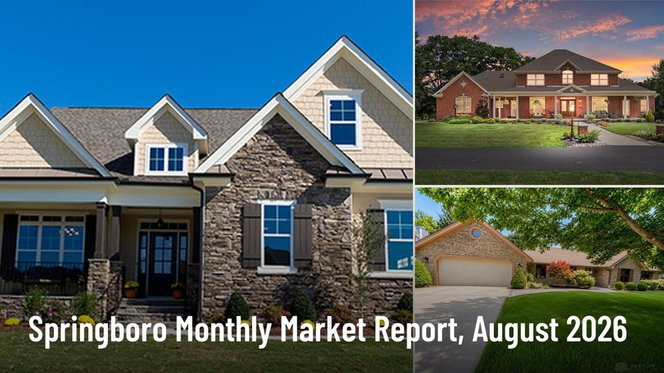 Springboro Monthly Market Report, August 2026