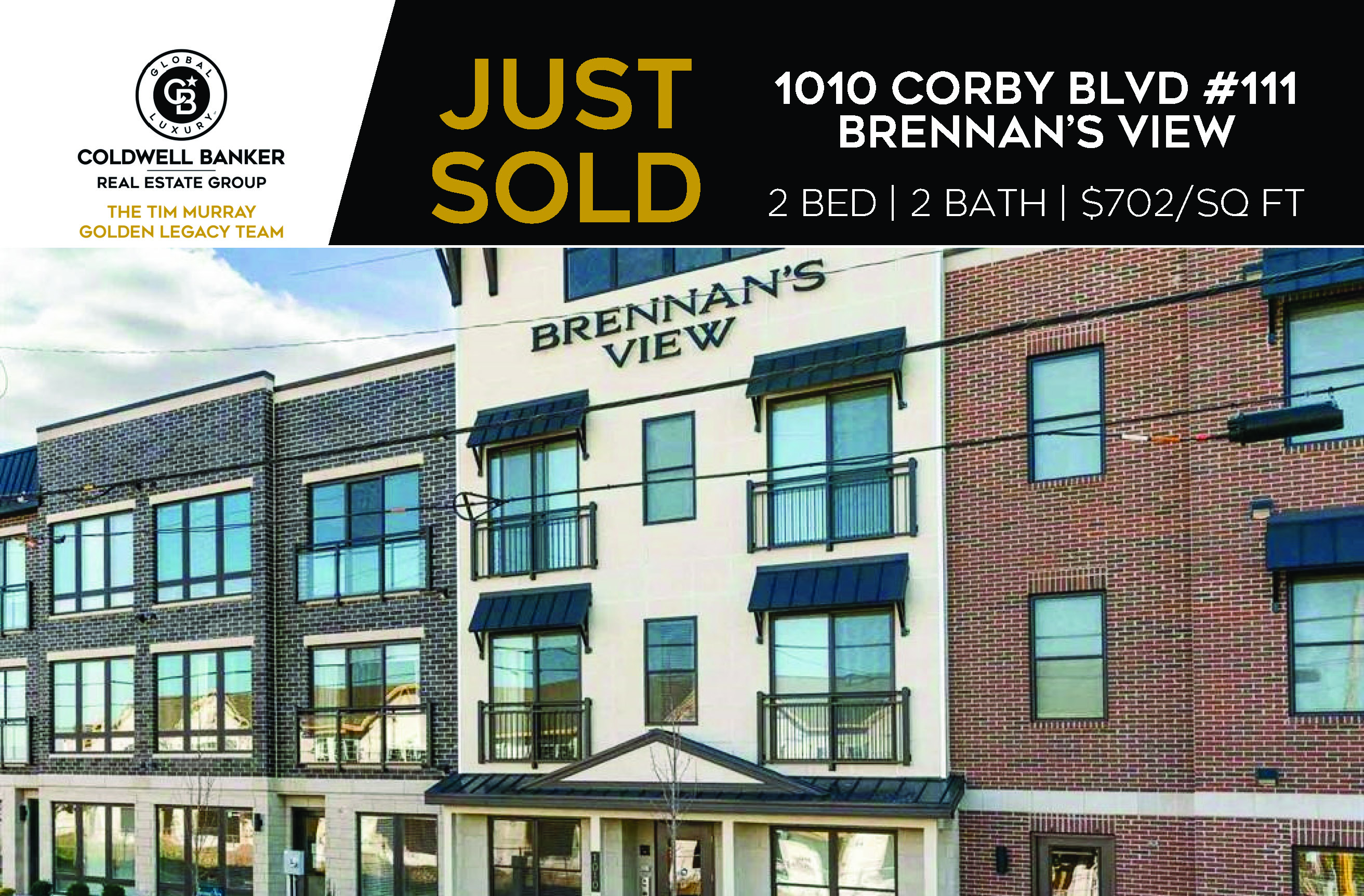 Just sold condo Brennan's View 1010 Corby Blvd