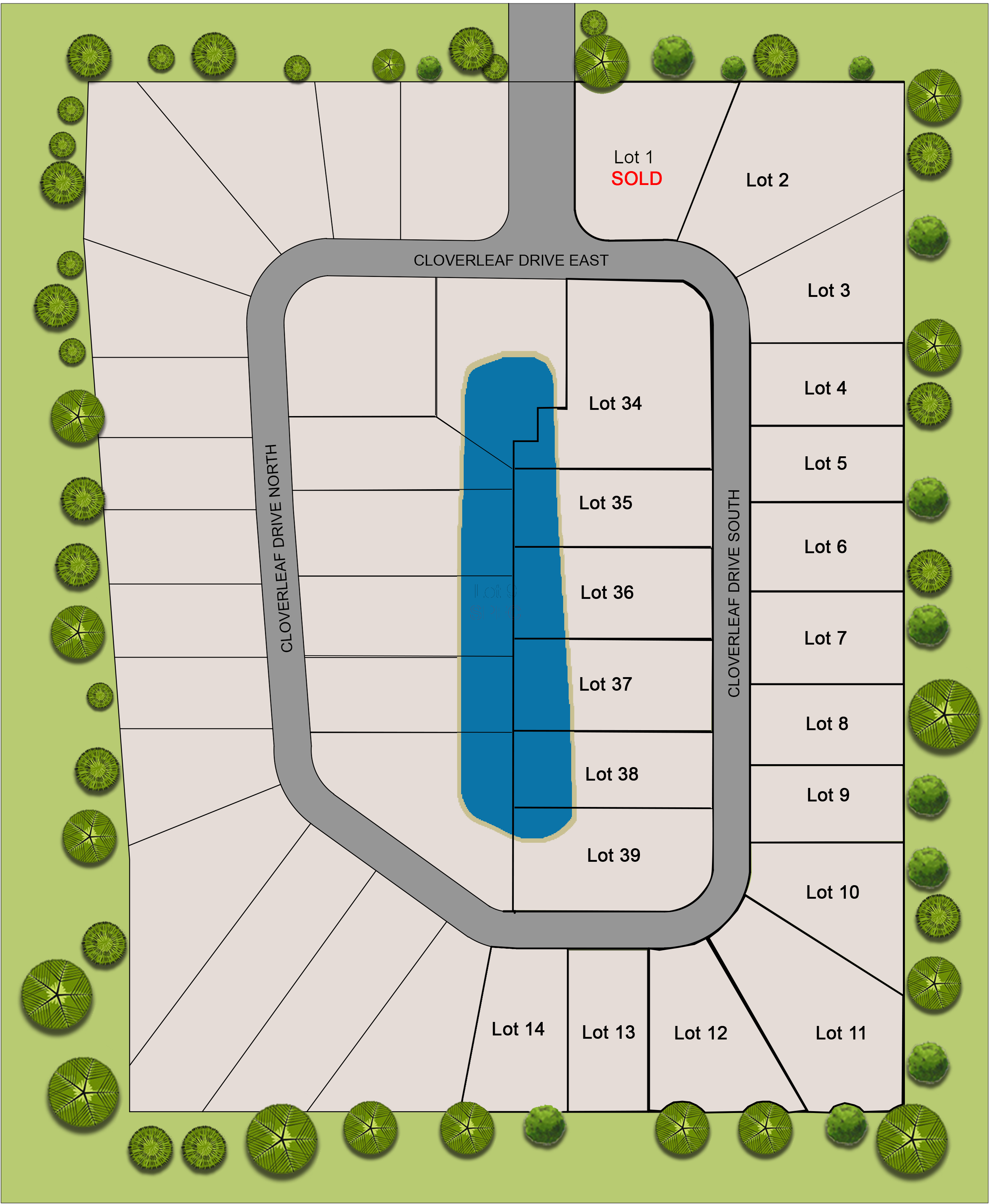 cloverleaf villas map available lots
