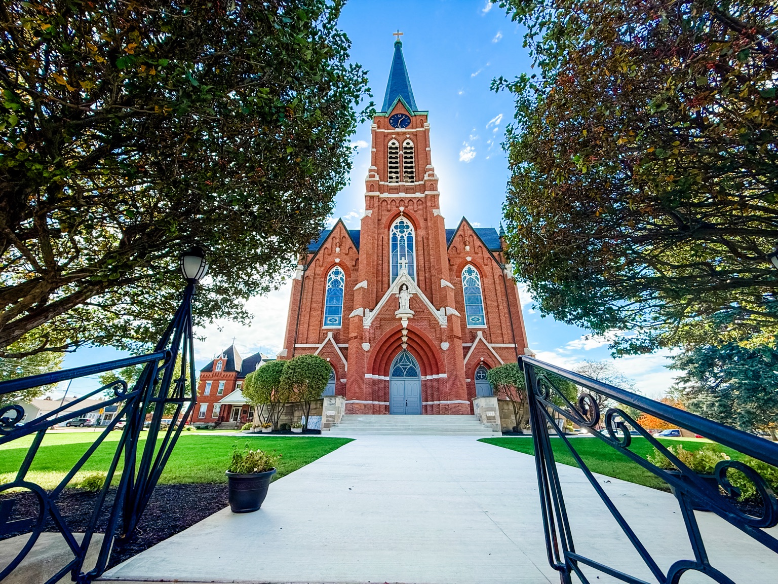 Historic Catholic church in St. Henry Ohio