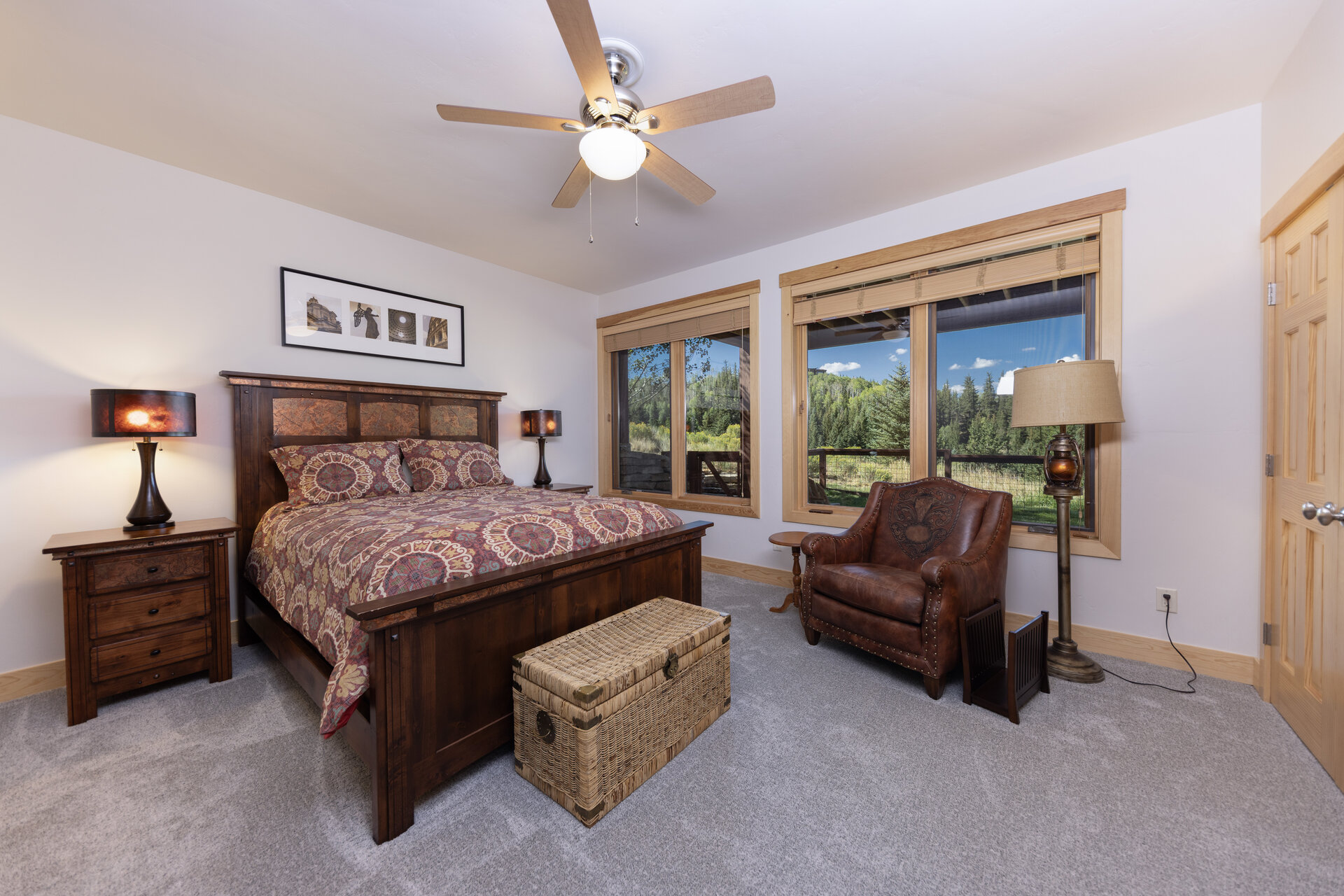 Lower level guest bedroom