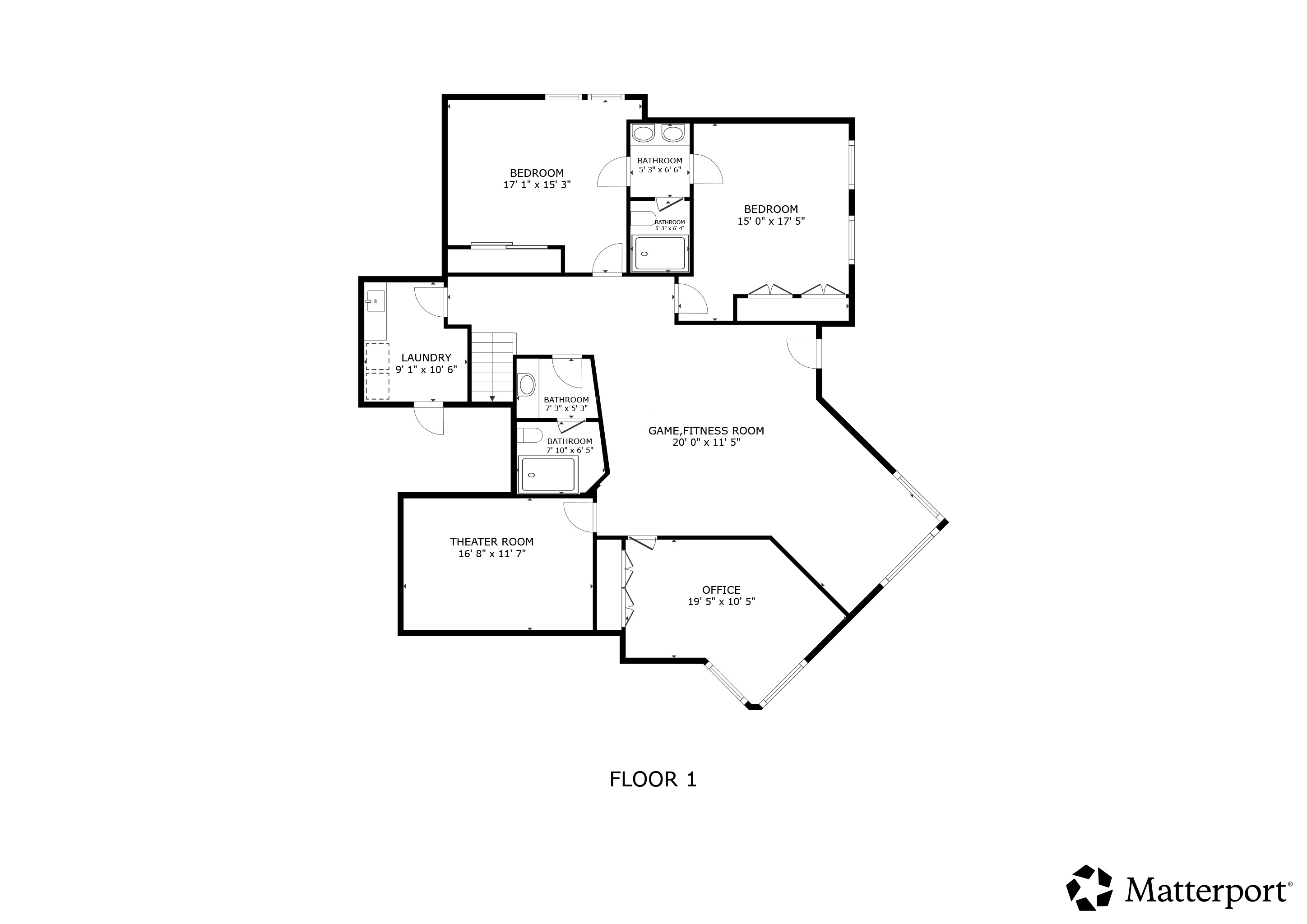 Main level floor plan