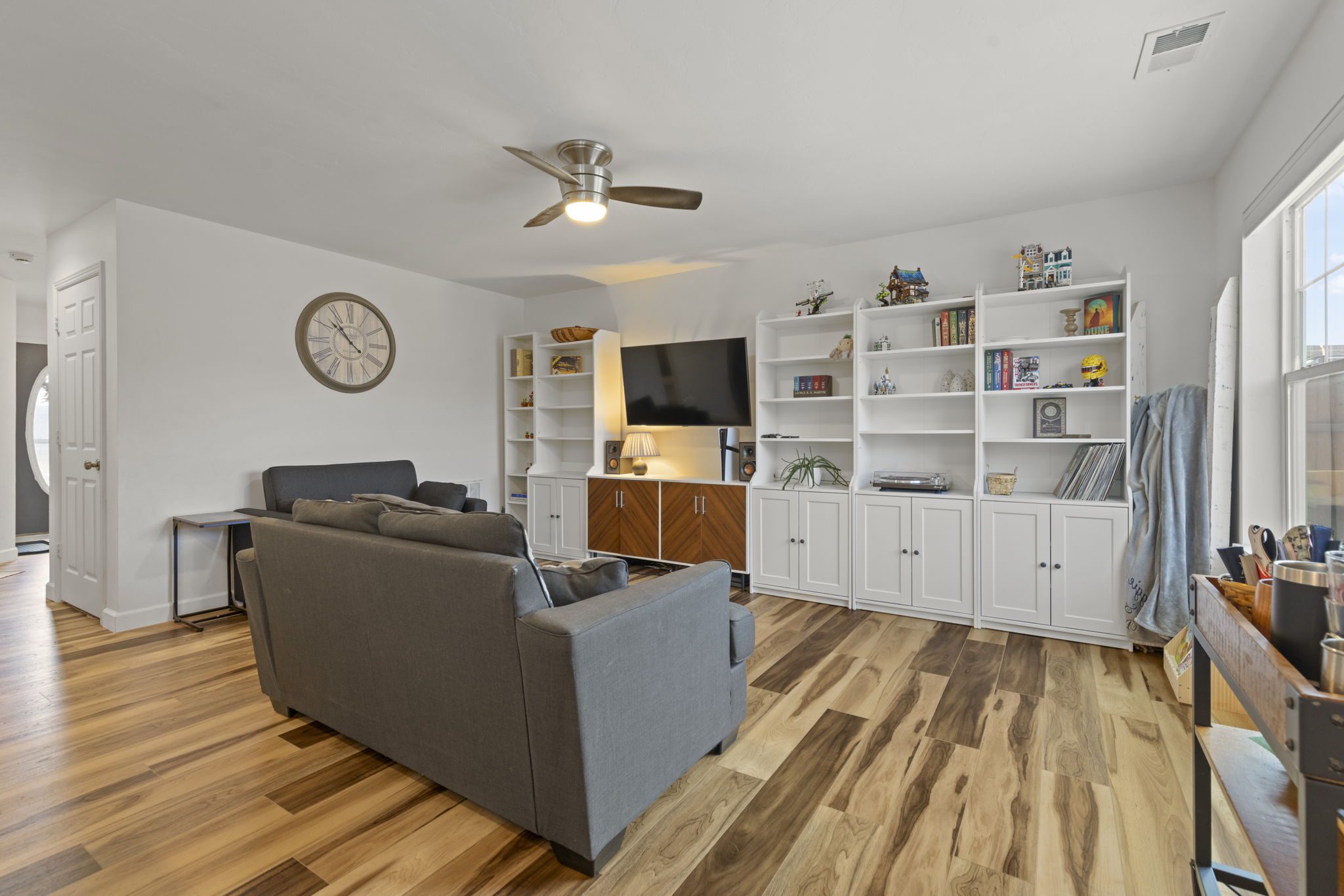 Living room open to the main level at 509 N 12th Street A