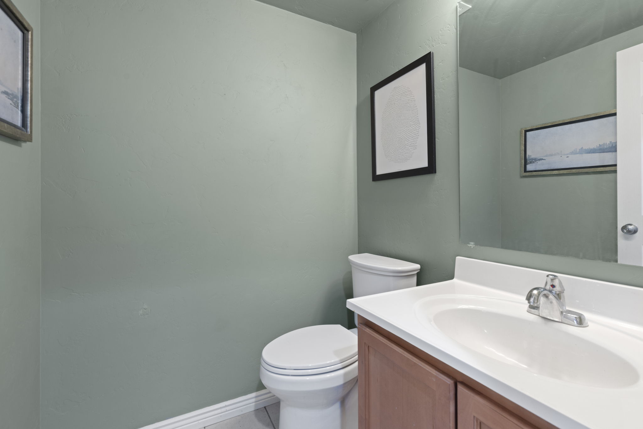 Main level half bath at 509 N 12th Street A, Kremmling
